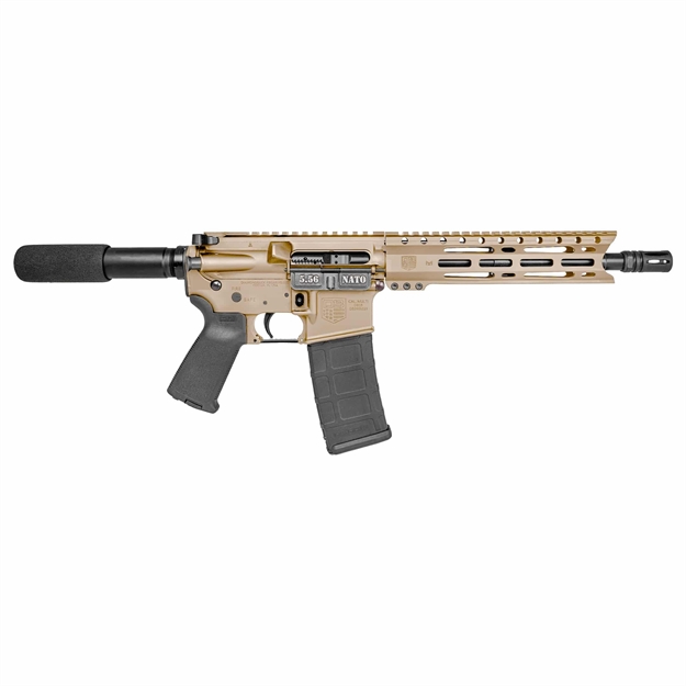 Picture of  Diamondback Db1915k061 Db15  5.56X45mm Nato 30+1 10" Black Nitride Threaded Barrel, M-Lok Handguard, Flat Dark Earth Aluminum Picatinny Rail Receiver, Black Buffer Tube, Black Magpul Grip, Right Hand 810035754706