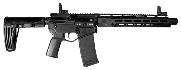 Picture of  Diamondback Db2064k001 Db15  5.56X45mm Nato 30+1 10", Black, Diamond Lower, 13" M-Lok Handguard, NO Brace, Magpul K2+ Grip/Mbus Flip-Up Sights