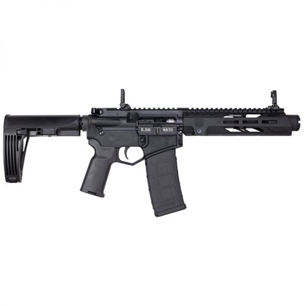 Picture of Diamondback Db2072k001 Db15  5.56X45mm Nato 10" 30+1 Black Rec Black Gearhead Works Tailhook Mod2 Brace Stock Black Magpul Moe K2+ Grip Right Hand