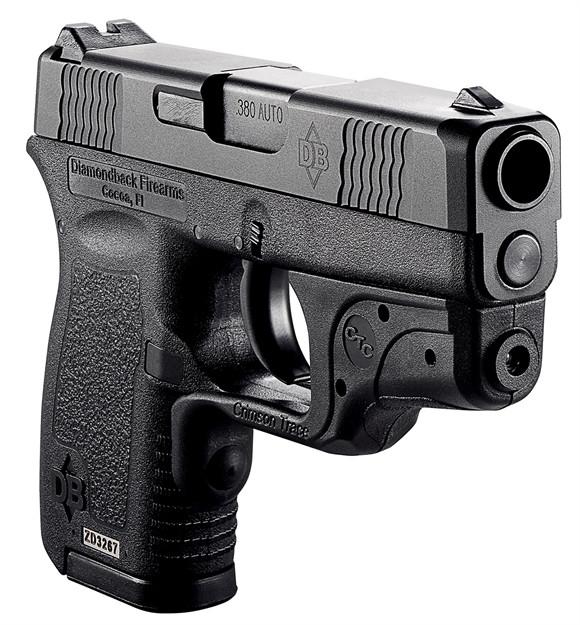 Picture of Diamondback Db380ctc W/Ct Laser Dao 380Acp 2.8" 6+1 Poly Grip/Frame Blk