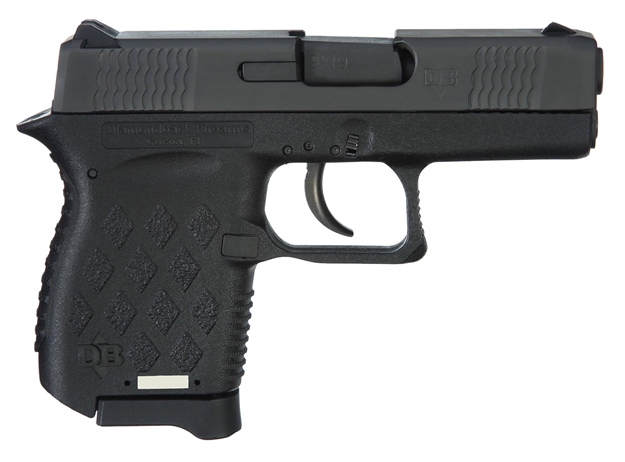 Picture of Diamondback Db9ns Micro-Compact Dao 9Mm 3" 6+1 NS Poly Grip/Frame Black