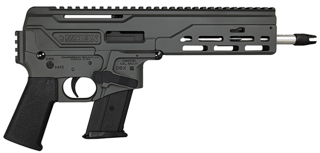 Picture of  Diamondback Db1614l051 Dbx57 CF 5.7X28mm 8" 20+1 Dark Grey Stainless Steel Black Magpul Moe K Grip