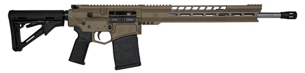 Picture of  Diamondback Db1032c061 Db10  308 Win 18" 20+1 Flat Dark Earth Adjustable Magpul Ctr Stock Black Magpul Moe K2 Grip With Black Gold Lower 15" M-Lok 810035754010