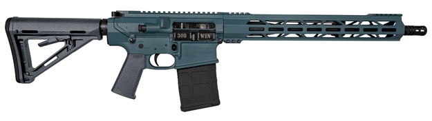 Picture of  Diamondback Db1018c251 Db10  308 Win 16" 20+1, Jesse James Civil Defense Blue Rec/15" M-Lok Handguard, Oem Carbon Lower, Magpul Carbine Stock & K Grip, A2 Flash Hider