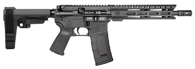 Picture of  Diamondback Db1916b001 Db15  300 Aac 30+1 10" Black Hard Coat Anodized Heavy Barrel 9" M-Lok Handguard 7075-T6 Aluminum Sba3 Brace Magpul Moe Grip