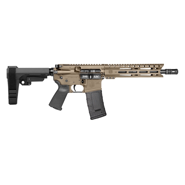 Picture of  Diamondback Db1916b061 Db15  300 Aac 30+1 10" Flat Dark Earth Cerakote Heavy Barrel 9" M-Lok Handguard 7075-T6 Aluminum Sba3 Brace Magpul Moe Grip