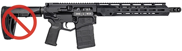 Picture of Diamondback Firearms Db10 308Win 13.5 M-Lok S Rail Buffer Tube DB10PD13BT