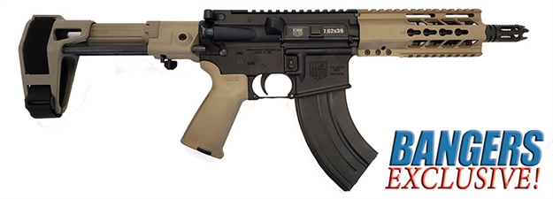 Picture of Diamondback Firearms Db15*Pistol 762X39 7" Fde 6"Railw/Maxcqb