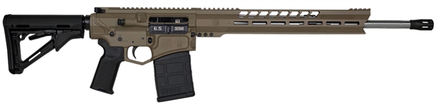 Picture of  Diamondback Db1033m061 Db10  6.5 Creedmoor 20" 20+1,5+1 Flat Dark Earth Adjustable Magpul Ctr Stock Black Magpul Moe K2 Grip With Black Gold Lower 15" M-Lok