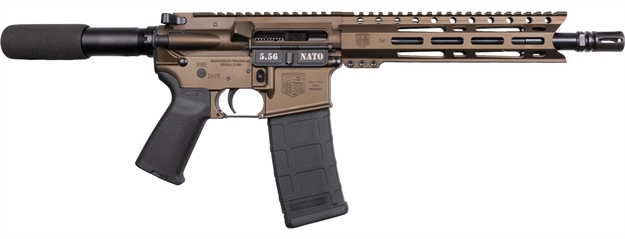 Picture of  Diamondback Db1915k071 Db15  5.56X45mm Nato 30+1 10" Black Nitride Threaded Barrel, M-Lok Handguard, Midnight Bronze Aluminum Picatinny Rail Receiver, Black Buffer Tube, Black Magpul Grip, Right Hand 810035754713