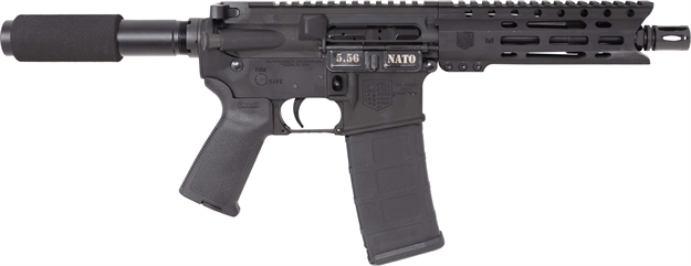 Picture of  Diamondback Db1912k001 Db15  5.56X45mm Nato 30+1 7" Black Nitride Threaded Barrel, M-Lok Handguard, Black Aluminum Picatinny Rail Receiver, Black Buffer Tube, Black Magpul Grip, Right Hand 810035754669