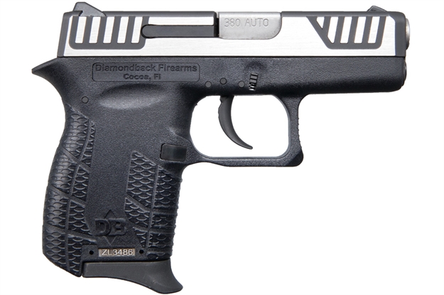 Picture of Diamondback Diamondback Db380, .380 Acp, 2" Barrel, 3-Dot, Black/Duotone Stainless, 6-Rd DB0100E031