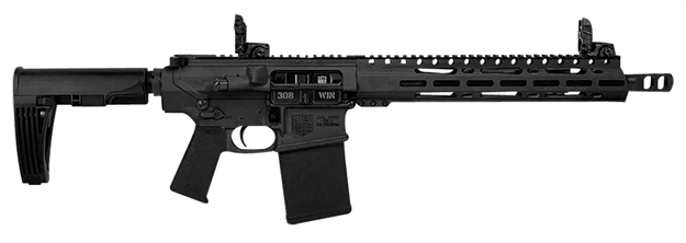Picture of Diamondback Db1257c001 Db10  308 Win 13.50" 20+1 Black Gearhead Works Tailhook Mod2 Brace Stock Black Magpul Moe K2 Grip Right Hand 13" M-Lok