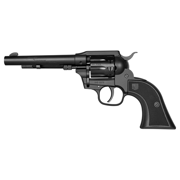 Picture of  Diamondback Db053ca001 Sidekick  22 Lr/22 Mag 9 Shot, 5.50" Black Cerakote Steel Barrel & Cylinder, Black Cerakote Zinc Alloy Frame, Black Checkered Gfn Grip, Exposed Hammer, Hammer Safety