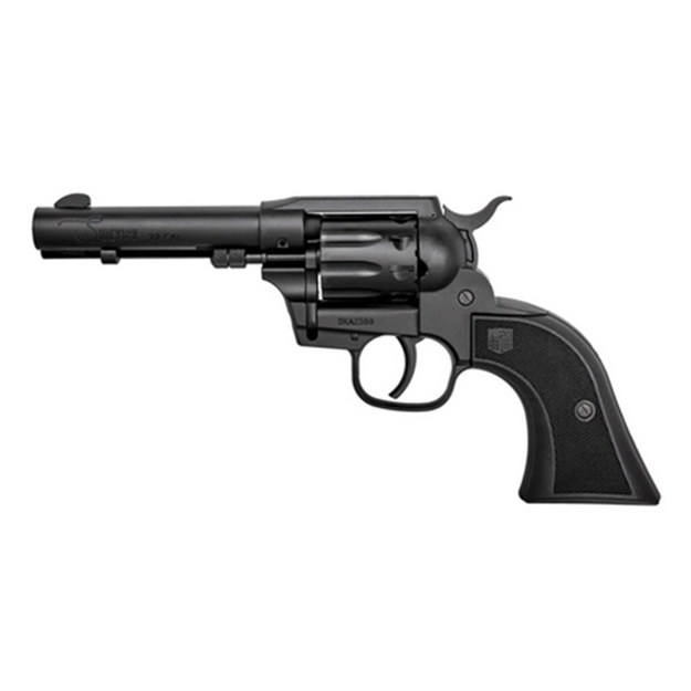 Picture of  Diamondback Db051ca001 Sidekick  22 LR 9 Shot, 4.50" Black Cerakote Steel Barrel, Black Cerakote Zinc Alloy Frame, Black Cerakote Cylinder, Black Checkered Nylon Grip, Hammer Safety, Exposed Hammer 810035755376