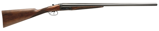 Picture of  Dickinson St1226dh Estate  12 Gauge With 26" Black Barrel, 3" Chamber, 2Rd Capacity, Color Case Hardened Metal Finish, Oil Turkish Walnut Stock & Double Trigger Right Hand (Full Size) 646809581397