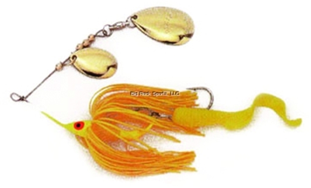 Picture of Dixie Dancer Lures Spinnerbait, 3/8 Oz, Tandem Indiana Blades, Yellow