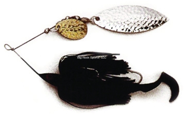 Picture of Dixie Dancer Lures Spinnerbait, 3/8 Oz, Tandem Willow Blades, Black