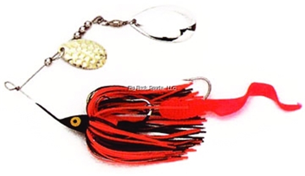 Picture of Dixie Dancer Lures Spinnerbait, 3/8 Oz, Tandem Willow Blades, Brown/Orange