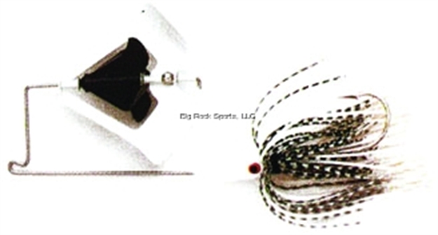Picture of Dixie Dancer Lures X-2 Buzz Bait, 3/8 Oz, White/Fish Scale