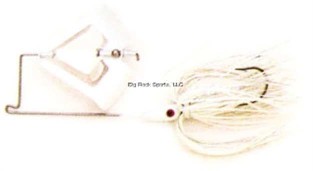 Picture of Dixie Dancer Lures X-2 Buzz Bait, 3/8 Oz, White/Holographic Tinsel