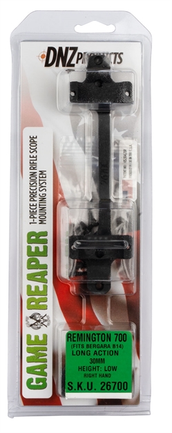 Picture of  Dnz 26700 Game Reaper-Remington Scope Mount/Ring Combo Matte Black 30Mm 879956002341