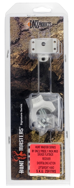 Picture of Dnz 2Sf1tms 2-Piece Base/Rings For Savage With Flat Back Receiver 1" Rings Medium Silver Finish