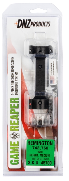 Picture of Dednutz Products Llc Game Reaper Integral 1-Pc Mount Rem 742/760 Med Blk 45700 879956003560