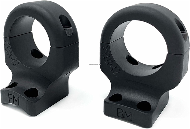 Picture of Dnz Game Reaper 2 Piece Scope Mount & Rings Browning X Bolt Long And Short Actions, 1" Scope Tube, Medium Height, Black
