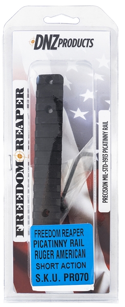 Picture of  Dnz Pr070 Freedom Reaper Picatinny Rail  Matte Black Ruger