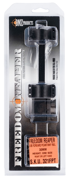 Picture of  Dnz 321Fpt Freedom Reaper Forward Picatinny Rail Matte Black Aluminum 30Mm Tube, Extra High Rings