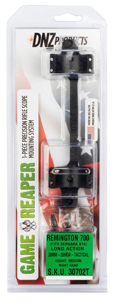 Picture of  Dnz 30702T Game Reaper-Remington Scope Mount/Ring Combo Matte Black 30Mm 879956006776