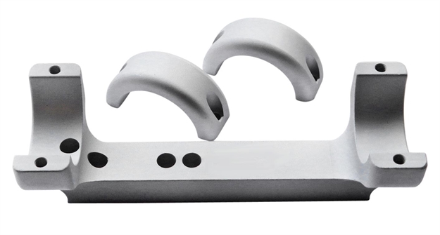 Picture of  Dnz 10005 Game Reaper Scope Mount/Ring Combo Silver 1" Tube Fits Tca Impact/Triumph/Pro Hunter Fx/Pro Hunter/Omega/Encore Rifle, Medium Rings 879956000569
