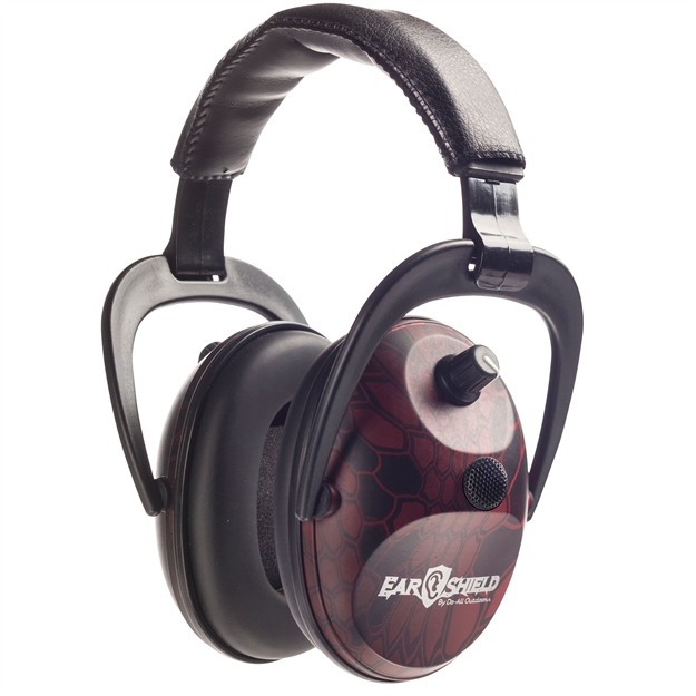 Picture of DO All Outdoors Earshield Dual Muff Kryptek Typhon/Red