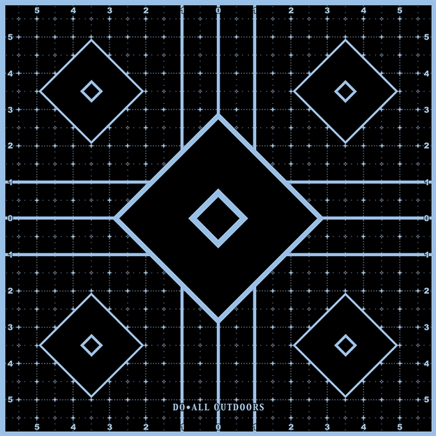 Picture of DO All Traps Acsp8 Accu Blue Splatter Targets 12" Target 5-Pack