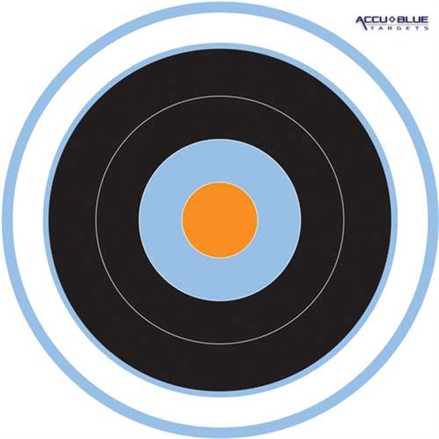 Picture of DO All Traps Paper Target Accu Blue Circle Dot 10"X10" 10Pk