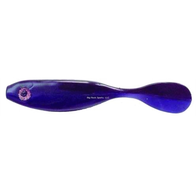 Picture of Doa C.A.L. Airhead Swimbait, 5", Black Grape Shad, Suspending, 6/Pack
