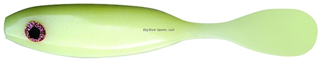 Picture of Doa C.A.L. Airhead Swimbait, 5", Nite Glow, Suspending, 6/Pack