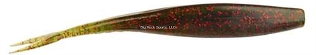 Picture of Doa C.A.L. Jerk Bait, 4", Avocado/Red Glitter, 12/Pack