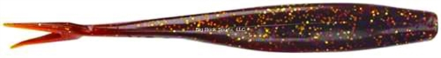 Picture of Doa C.A.L. Jerk Bait, 4", Rootbeer/Gold Glitter, 12/Pack