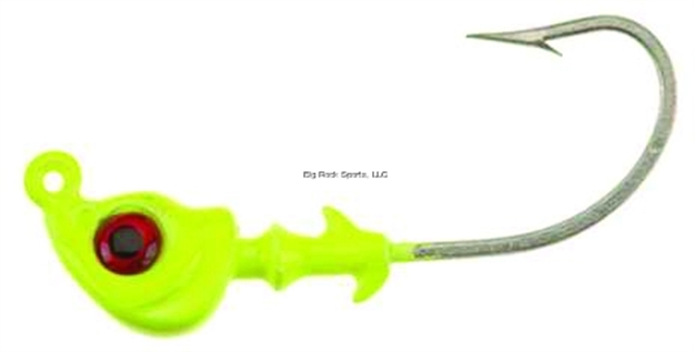 Picture of Doa C.A.L. Jig Head, 3/8 Oz, Red/Gold Eye, 3/Pack