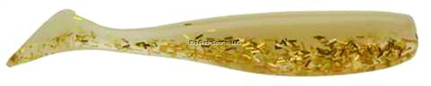 Picture of Doa C.A.L. Shad Tail, 3", Glow/Gold Rush Belly, 50/Pack
