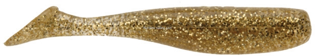 Picture of Doa C.A.L. Shad Tail, 3", Gold Glitter, 12/Pack