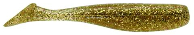 Picture of Doa C.A.L. Shad Tail, 3", Gold Glitter, 50/Pack