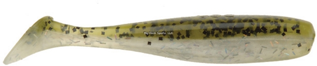 Picture of Doa C.A.L. Shad Tail, 3", Green Back, 12/Pack