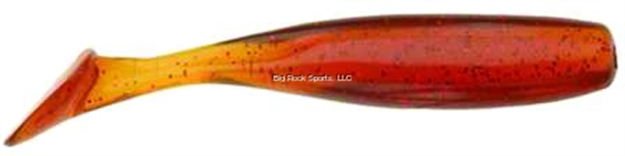 Picture of Doa C.A.L. Shad Tail, 3", Motor Oil Red Fleck, 12/Pack