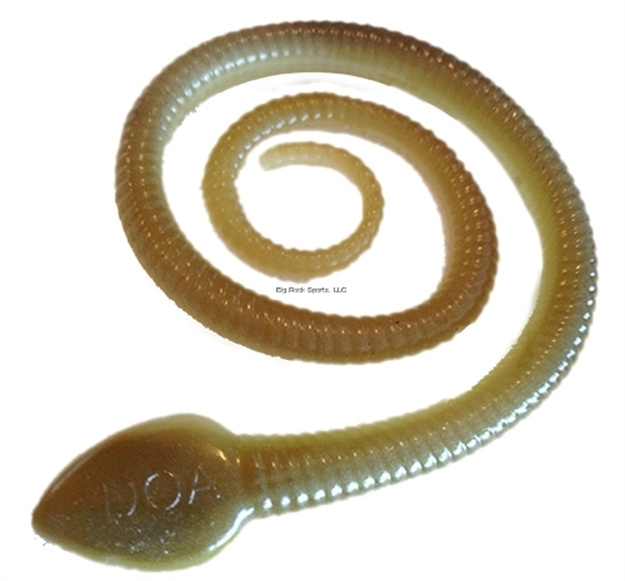 Picture of Doa C.A.L. Sna-Koil Worm 12" - 6 Pack - Arkansas Glow