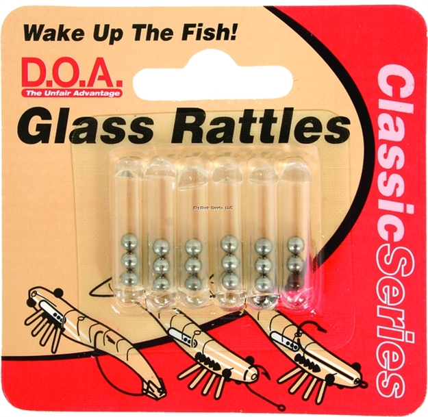 Picture of Doa Glass Rattles Large 6Pk