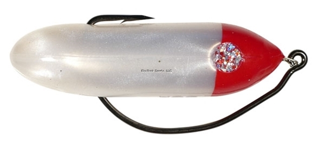 Picture of Doa Pt-7 Weedless Topwater Soft Bait, 3", 5/8 Oz,  - 2Pk - Pearl/Red Head