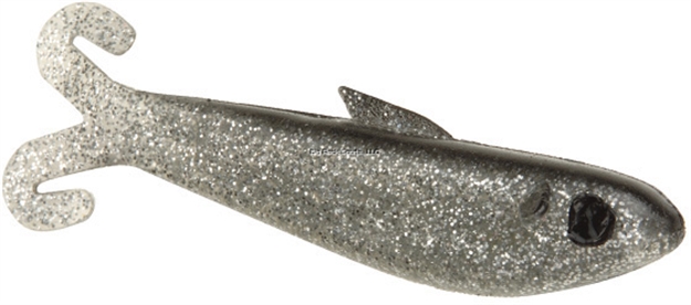 Picture of Doa Shallow Bait Buster, 4", 5/8 Oz, Silver Glitter/Black Back, Sinking